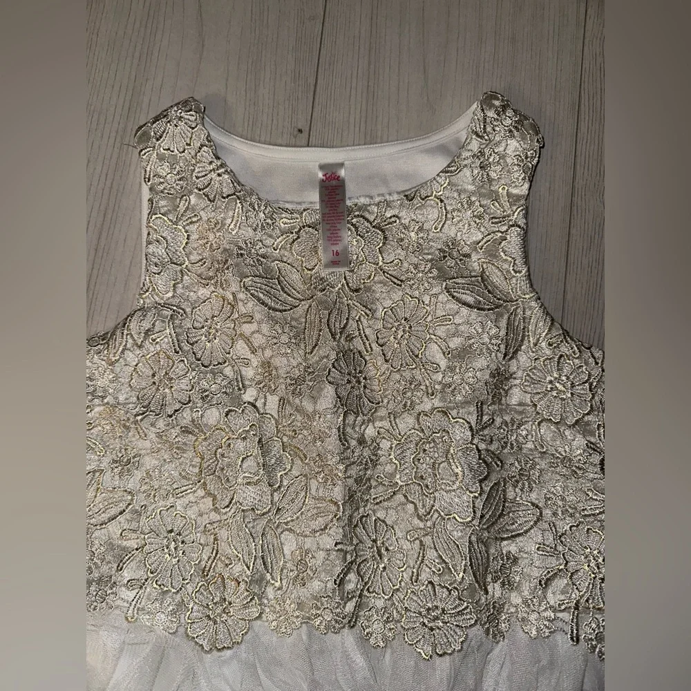Justice gown dress floral tutu